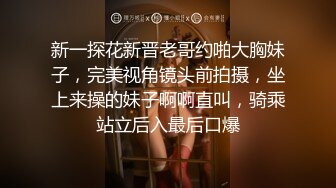 新一探花新晋老哥约啪大胸妹子，完美视角镜头前拍摄，坐上来操的妹子啊啊直叫，骑乘站立后入最后口爆