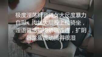 极度淫荡新晋骚女大尺度暴力自慰，肉丝大屁股上位骑坐，淫语骚话搞得娇喘连连，扩阴器跳蛋震动搞得很湿